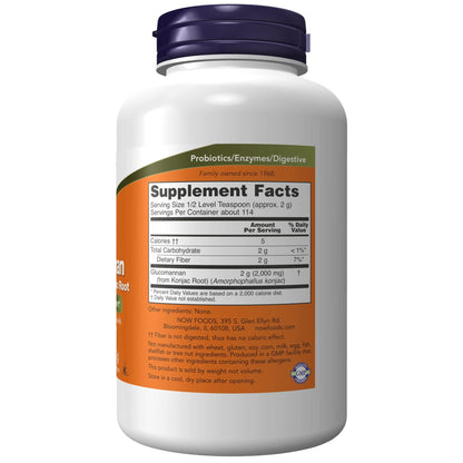Now Foods Glucomannan 100 Percent Pure Powder - 226 g- image 4