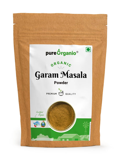 Pure Organio Organic Garam Masala Powder for Daily cooking NPOP Organic Certified (100 Gm)