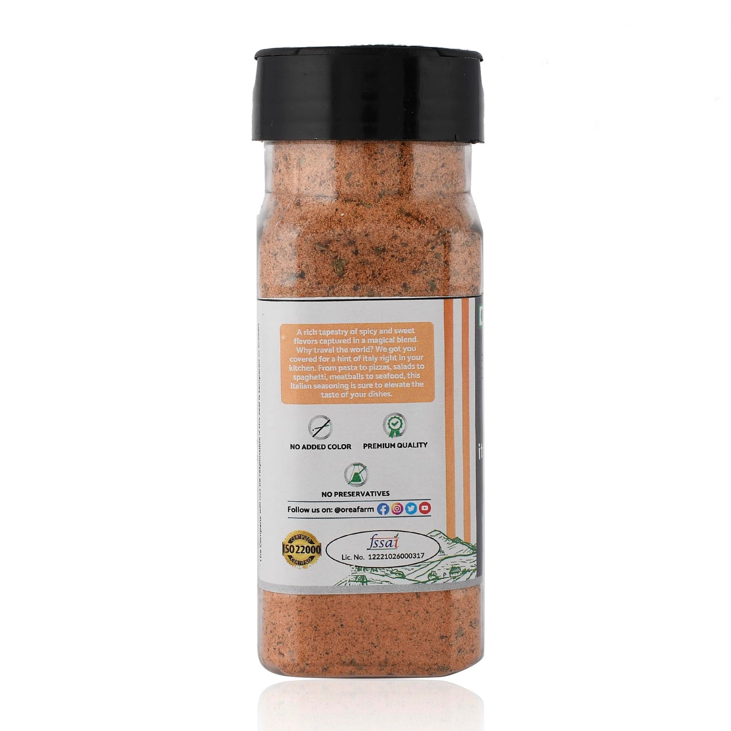 Orea Farm Italian Allspice Seasoning, 75gm, Aromatic Herb & Spice Mix for Pasta, Pizza, Salads & Continental Dishes