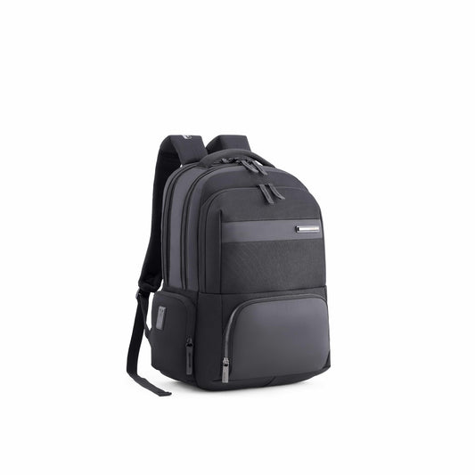 American Tourister Verve 17" Laptop Backpack | USB Charging Port | Smart Trolley Sleeve | Hidden Pocket | Tractum Suspension Straps | Office Bag for Men and Women | Black | 1 Year Global Warranty
