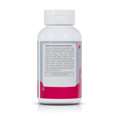 Shuddhi Ayurveda Pushp Sanyog Premium Tablets | Women Wellness Tablets, 60 Tablets