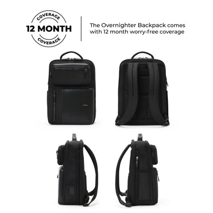 MOKOBARA Overnighter 23L Laptop Backpack 16 Inch Office Travel Black