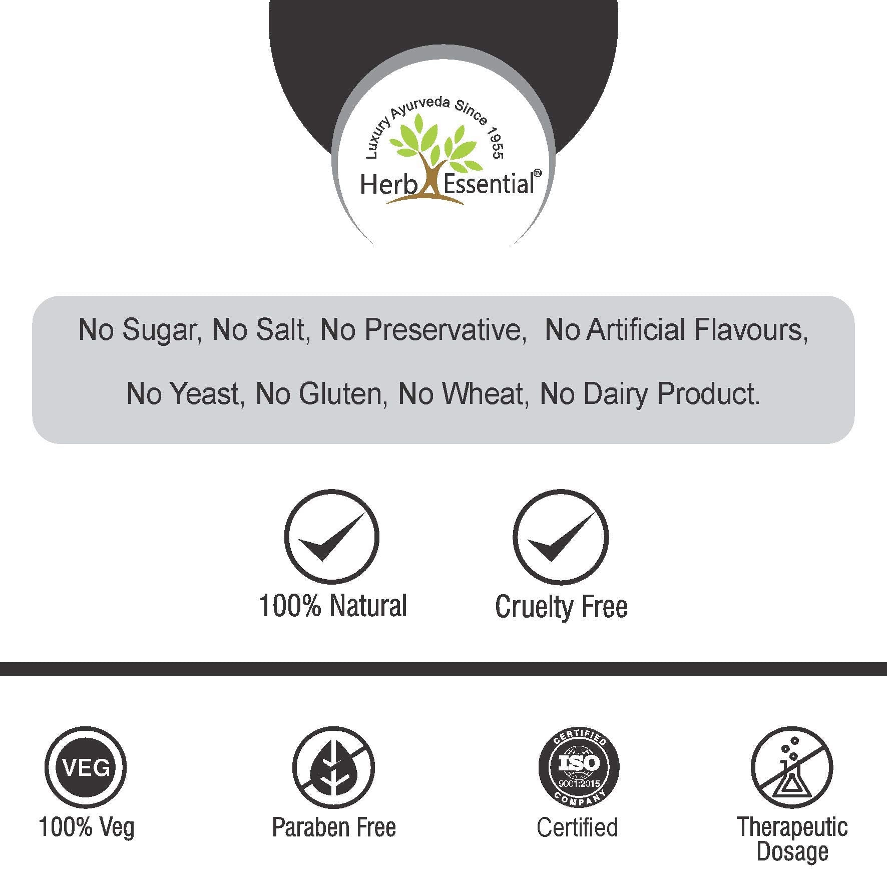 Herb Essential Haritaki Tablets – 500 mg, 60 Count | Terminalia Chebula- image 4