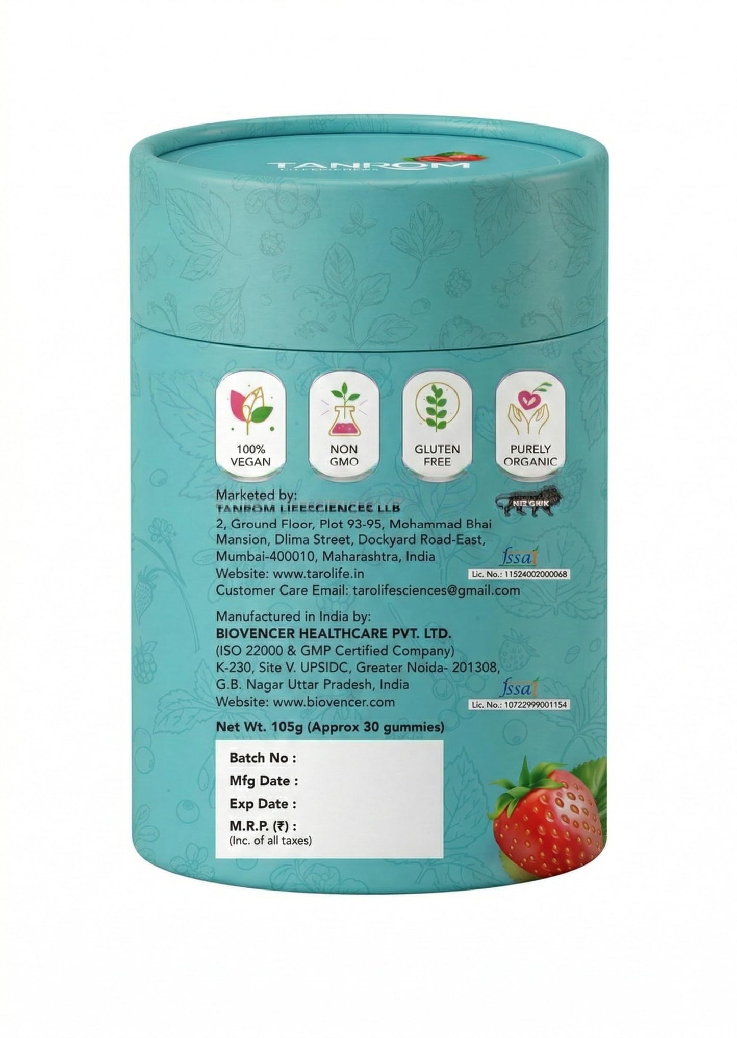 SleepyChews, 30 Gummies, Strawberry Flavor, Natural Sleep and Anxiety Relief Supplements with Ashwagandha, Melatonin, Valerian Root, No Added Sugar, Vegan