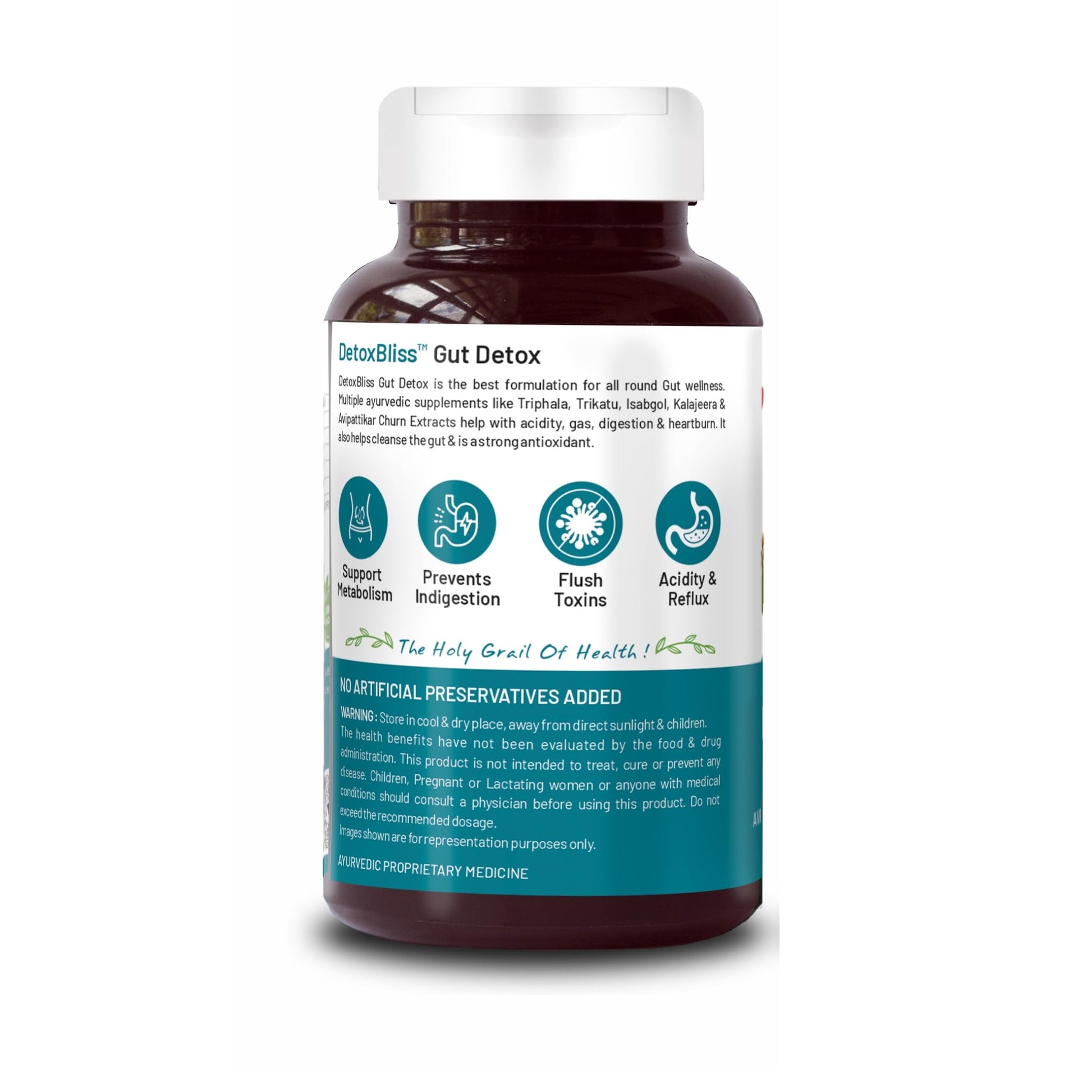 Bliss Welness Gut Detox Trikatu,Isabgol,Triphala,Avipattikar,Kalajeera- image 8