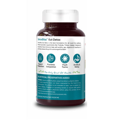 Bliss Welness Gut Detox Trikatu,Isabgol,Triphala,Avipattikar,Kalajeera- image 8