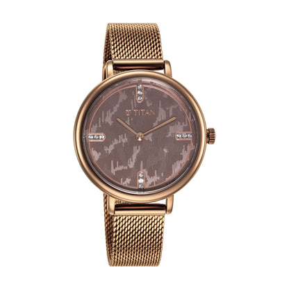 Titan Men Stainless Steel Purple: Valentine's Day Collection Analog Bro- image 3