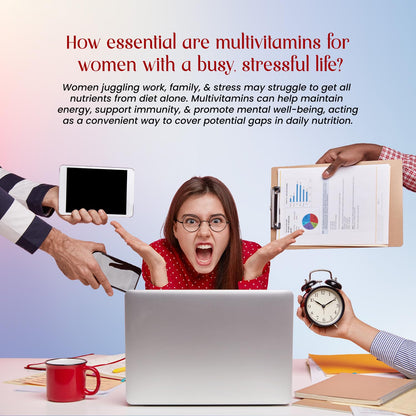 Herbal Max Multivitamin Tablets – 120 Tablets (Pack of 2) | With Zinc, Vitamin C, D3 & Multiminerals | Daily Immunity, Energy & Antioxidant Support | For Men & Women