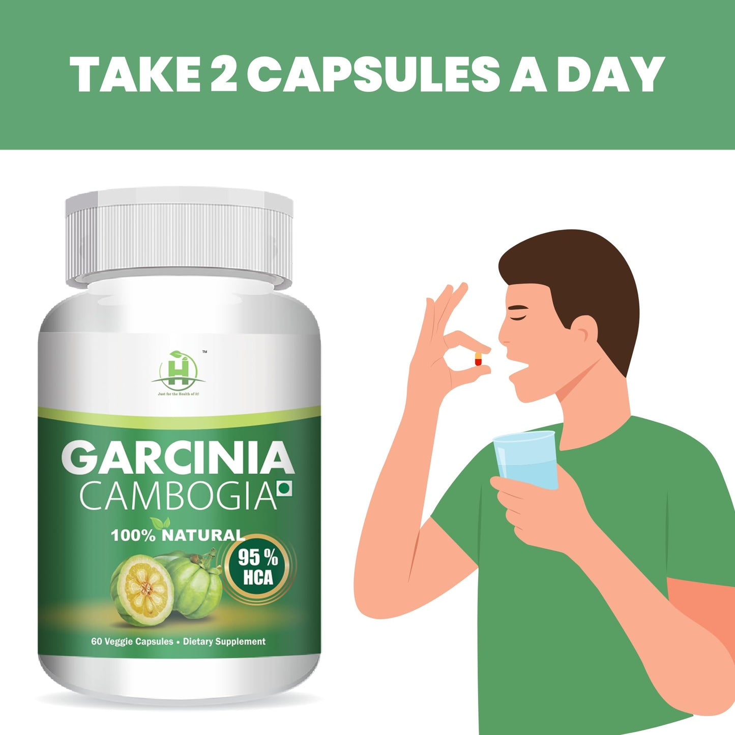 Healthy Nutrition - Just for the Health of it Natural Garcinia Cambogia- image 2