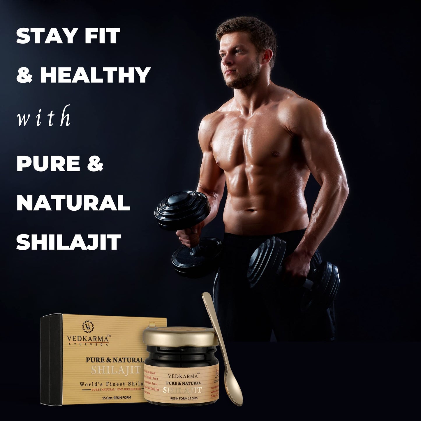 VEDKARMA Himalayan Shilajit Resin Form Pack Of 1 (15 Gm)- image 6