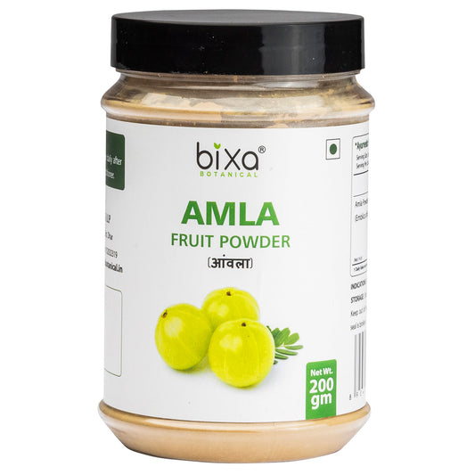 Bixa Botanical Amla Powder - 200 gm | Hair Growth, Skin Care | Vitamin C Supplement | Indian Gooseberry | Immunity Boost, Digestive Health | Energy Booster