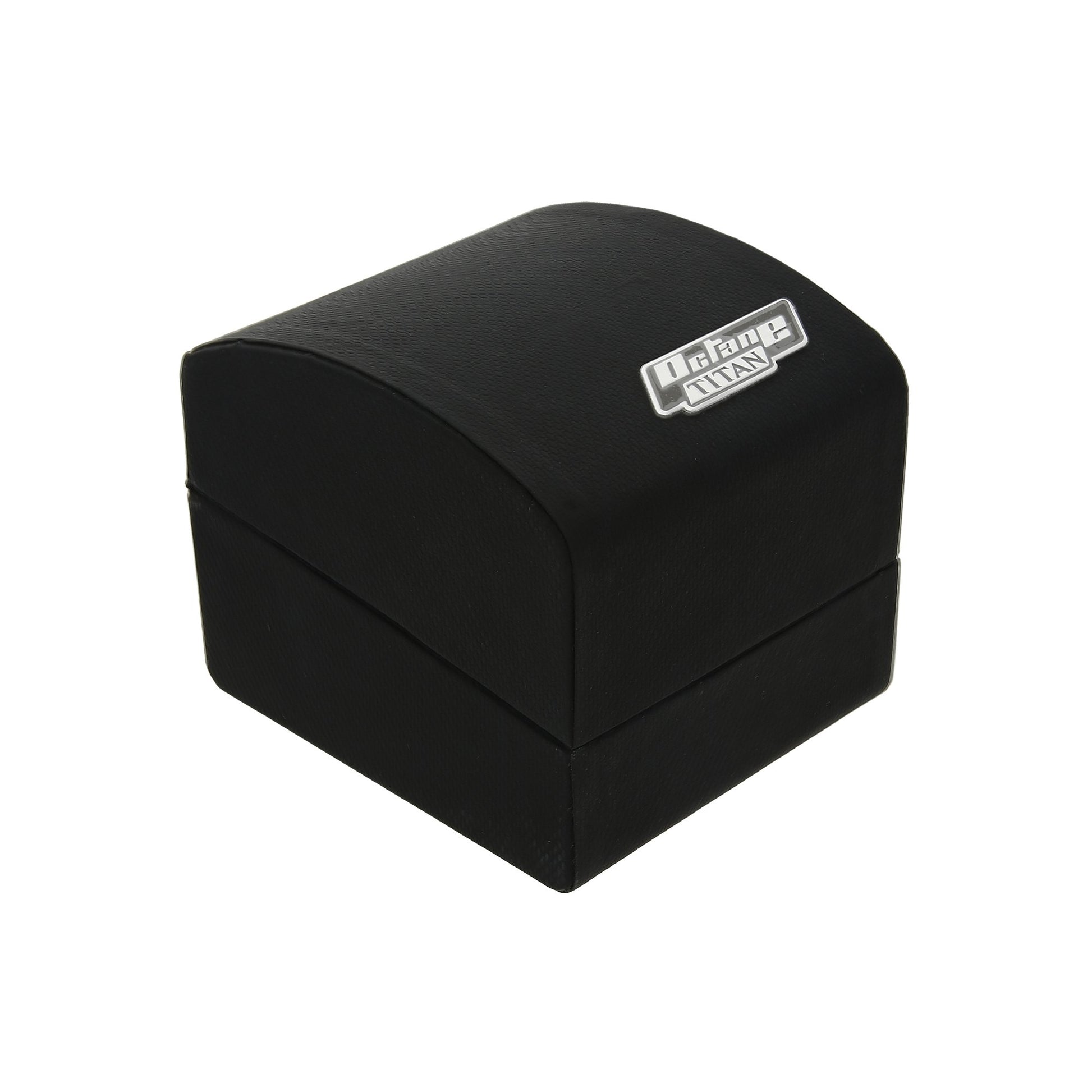 Titan Octane Chronograph Black Dial Stainless Steel Strap Watch for Men- image 2