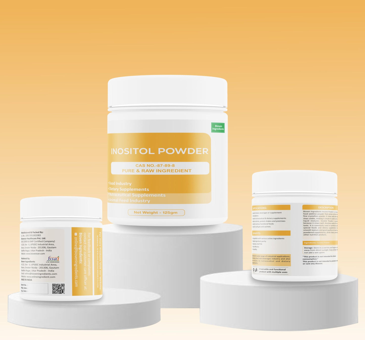 Bioven Ingredients Inositol Powder – 125g
