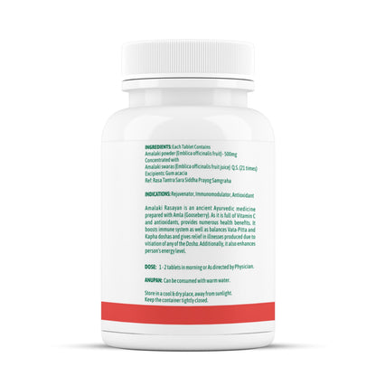 Moolveda Amalaki Rasayan Tablet for Daily Wellness & General Well-Being | 60 Veg Tablets