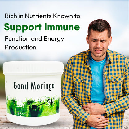 Hakim Suleman's Gond Moringa and Gond Siyah Raw Combo Pack | Herbal Wellness Duo | Daily Use Value Combo