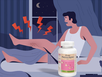 Tatanka Nutrition Magnesium Glycinate 600MG per serving Highly Bioavailable helps Sleep & Heart Rhythm Reduces Muscle Cramps | Vegeterian Health Supplement for Adult (120 Capsules) Pack of - 2
