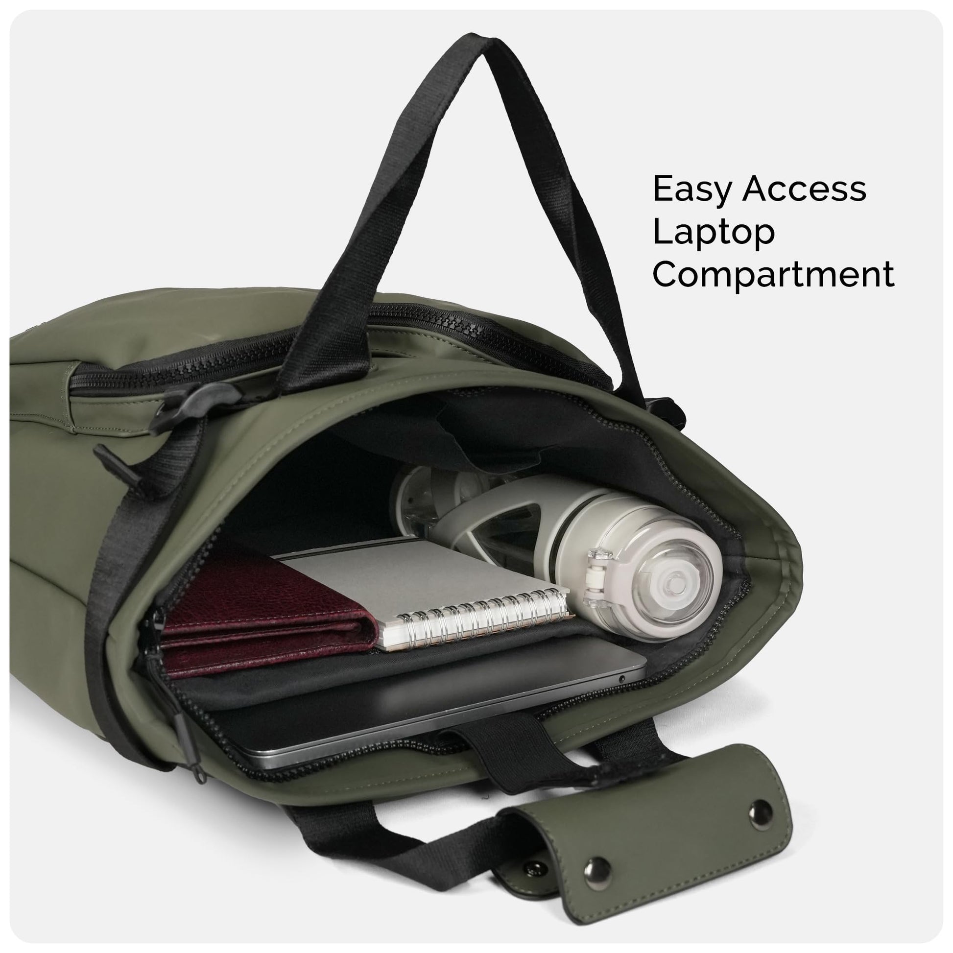 THE CLOWNFISH Loomis Series Waterproof Laptop Bag | PU Shell | Travelli- image 5