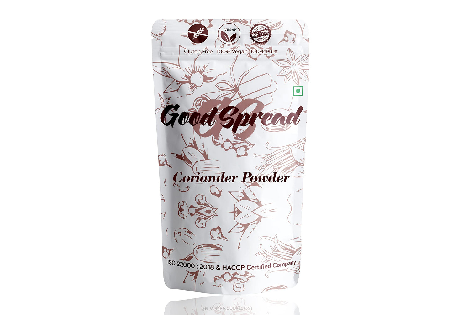 GoodSpread Organically Grown Hand Grounded Coriander (Dhaniya) Powder: 200gm - Handpicked and Ground to Perfection Immerse Your Taste Buds in Pure Bliss