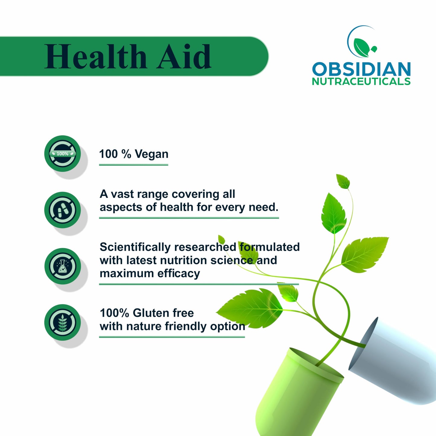 OBSIDIAN NUTRACEUTICALS Blood Sugar Care Supplement Capsules with Karela, Jamun, Methi & Neem Extract | Support Healthy Blood Sugar Levels, Supports Liver Function & Detoxification | 60 Vegetarian Capsules