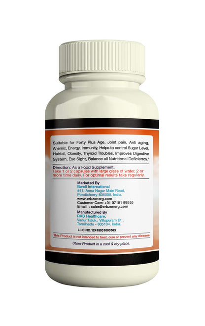 ERBZENERG Jointcare Extract 60 Capsules