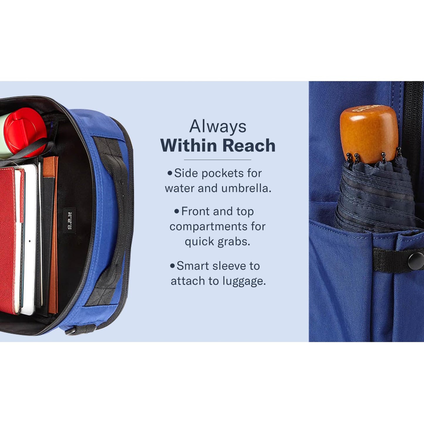 Samsonite Red Marston Backapck L 31 Cms Blue Nylon Premium Laptop Backpacks for Travel 15.6" laptop Vol-19 litres