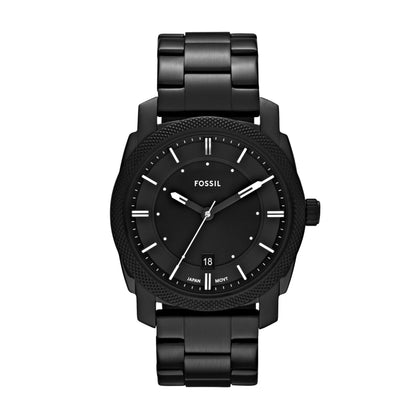 Fossil Stainless Steel Analog Black Dial Men's Watch - Fs4775, Band Color -Black