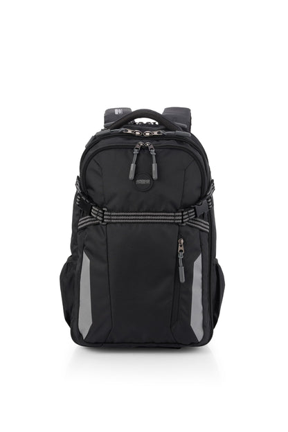 American Tourister Magna Pace | 40 Ltrs | 2 Compartments | Bottle Pocket | Ergonomic Padded Back Panel & Shoulder Straps | Outdoor Laptop Backpack | 1 Year International Warranty | Black