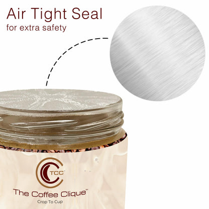 The Coffee Clique | Velvety Vanilla - 100g | Premium Instant Coffee | Pure Arabica, No Chicory, No Additives | Serves 50 Rich & Flavorful Cups | Coffee Powder in Fresh