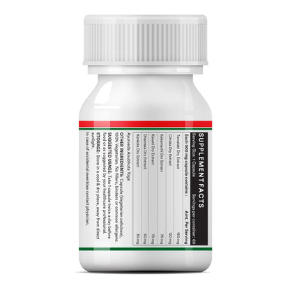 Inlife Liver Care/Cleanse, Ayurvedic Herbs 500 mg - 60 Vegetarian Capsu- image 4