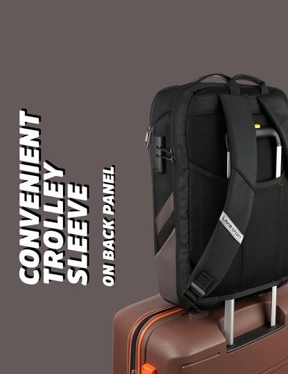 Lavie Sport 45cm Emperor Anti-Theft Premium 24 Litres Backpack with Lap- image 4