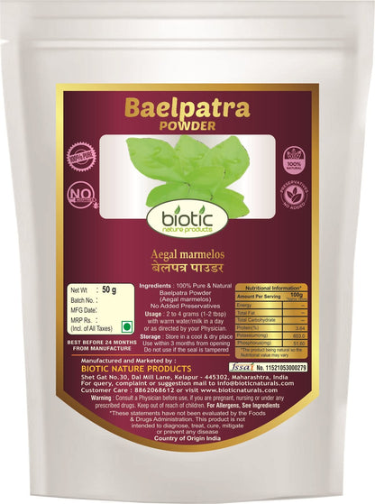 Biotic Natural Neem Leaf, Karela, Gurmar, Belpatra and Jamun Seeds Powd- image 2