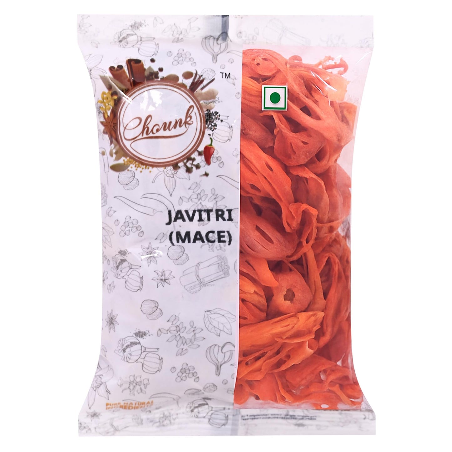 Chounk Spice Javitri 25 gm | Javitri Spices Whole | Premium Japatri - Whole Spices | Mace Indian Spice