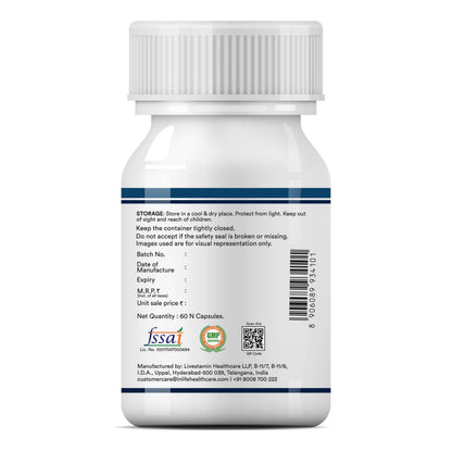 INLIFE B Complex Supplements B1, B2, B3, B5, B6, Biotin, with Vitamin B12, Folic Acid, Alpha Lipoic Acid, Inositol & Choline | | For Men Women - 60 Vegetarian Capsules