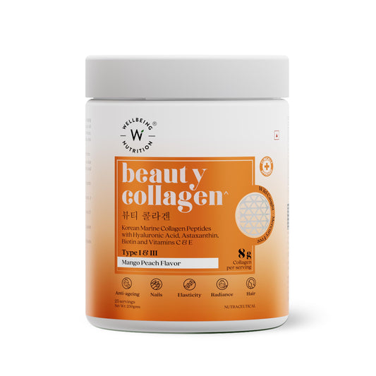 Wellbeing Nutrition Beauty Collagen with Hyaluronic Acid | Collagen Supplements