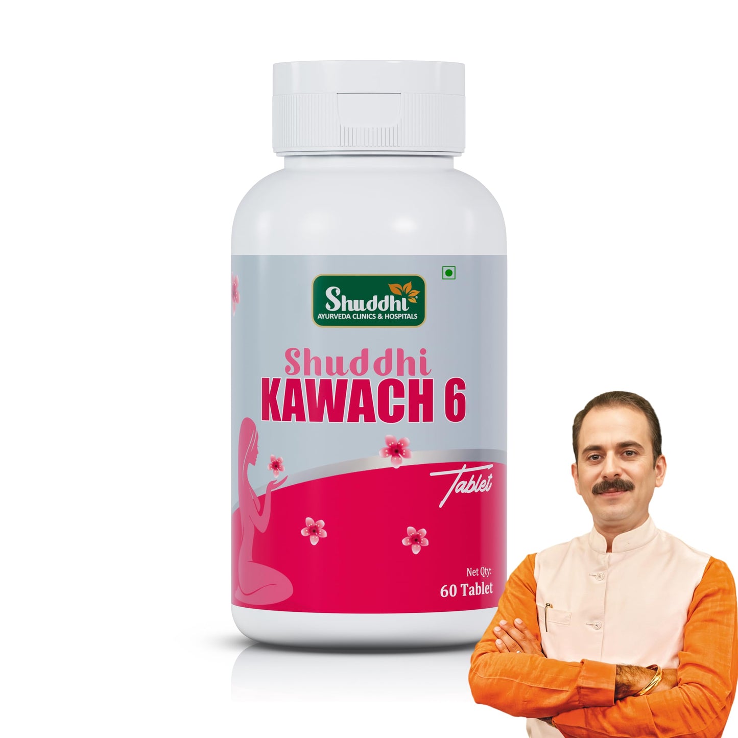 Shuddhi Ayurveda Shuddhi Kawach tablets-6 | Ayurvedic Women Wellness Supplements | Wellness Supplements For Women | Strengthen Immunity And Wellbeing, 60 Tablets