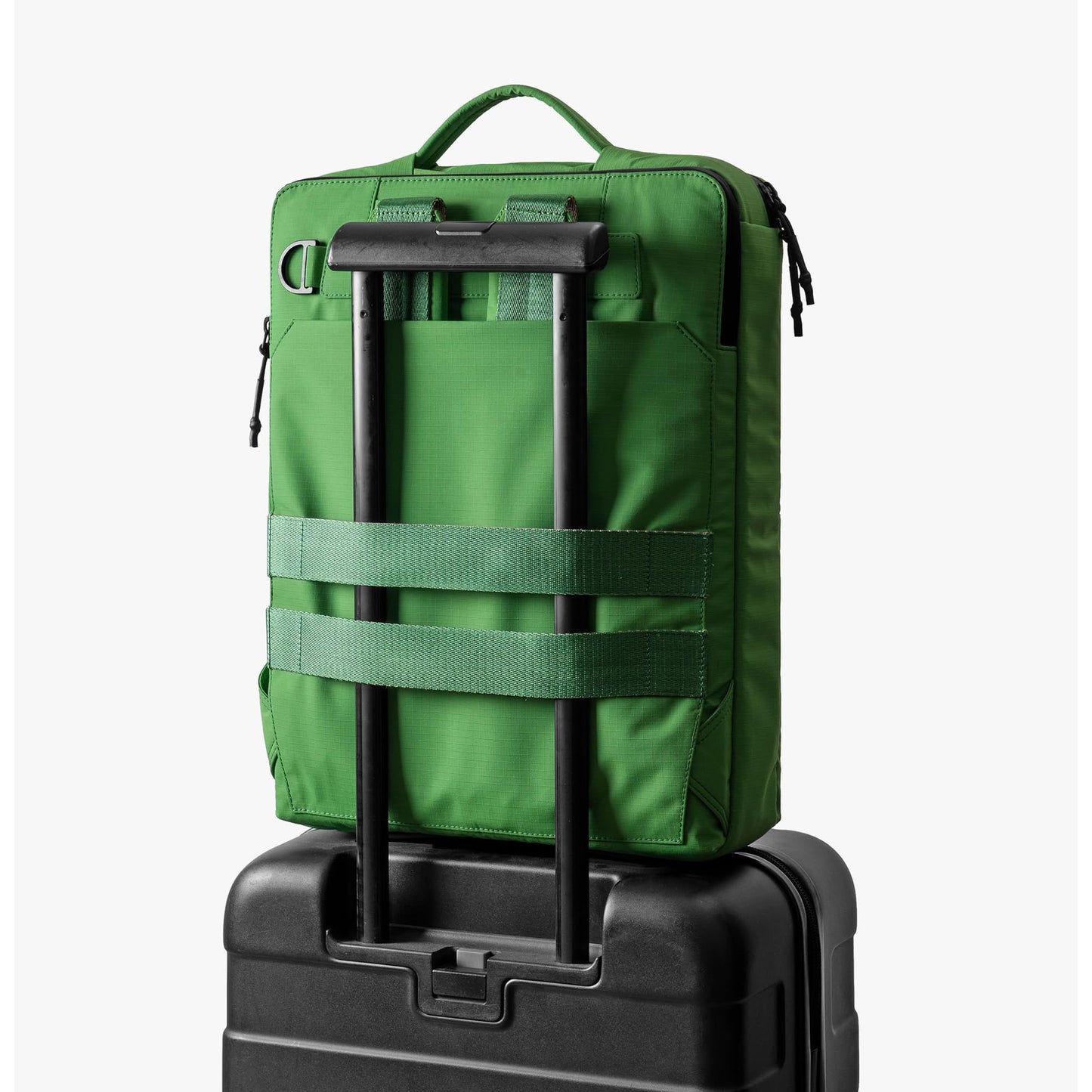 DailyObjects Pivot Convertible Briefpack Bag (16L) |Unisex|Fits 13/14/15.6 inch Laptop/Macbook Pro/Air|Lightweight|Stylish Backpack|Office/Daily Use/Travel|Multi Pocket|Adjustable Strap-Green