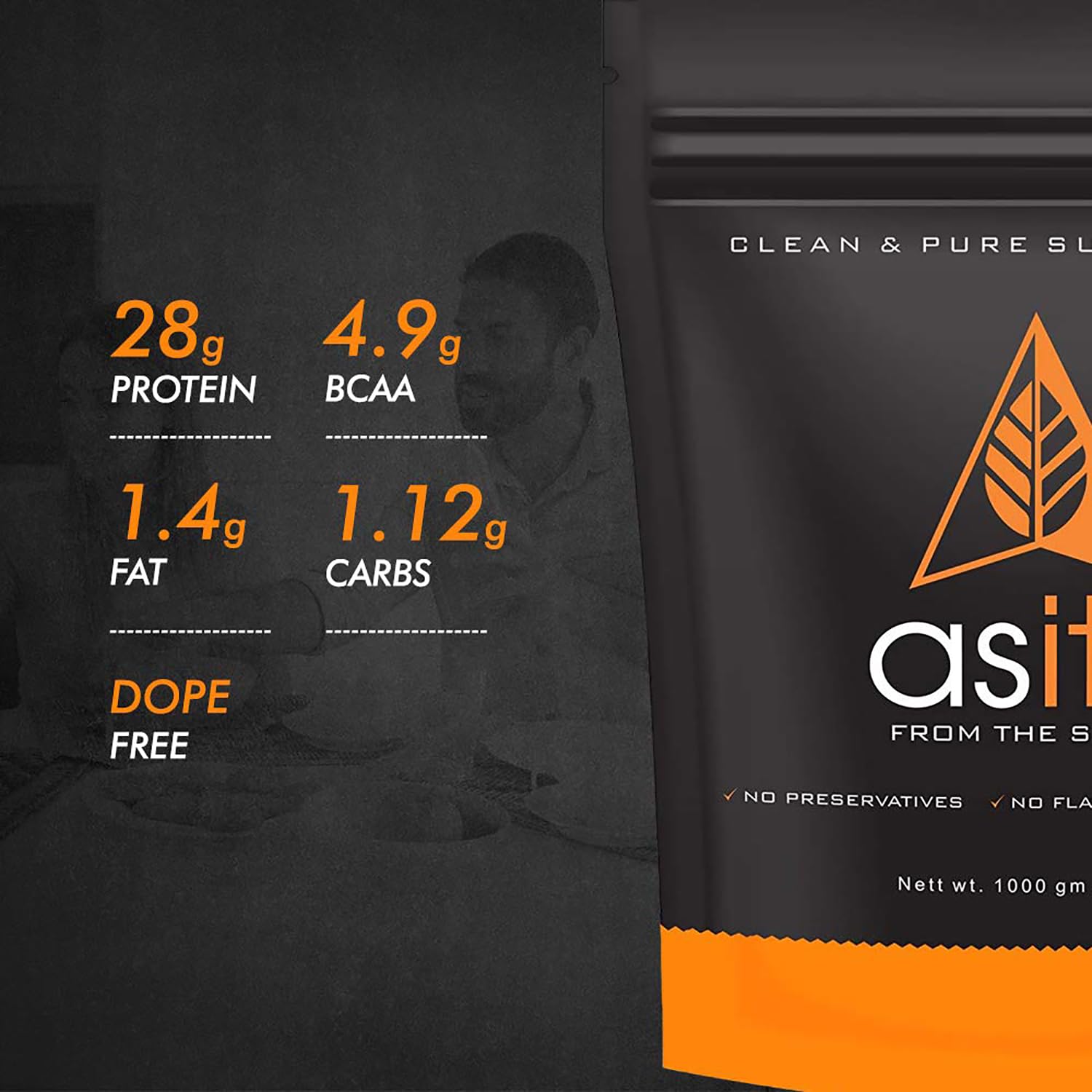 Asitis Nutrition 100% Pea Protein Isolate,28G Protein, Pure Vegan Plant- image 6