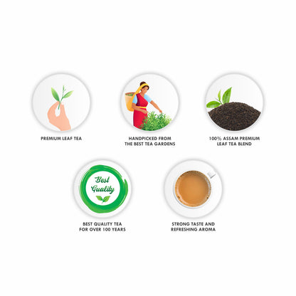 Samaara Saff Zaff Saffron Black Tea, 100 Tea Bags, Boosts Immunity, Rich in Antioxidants, Helps in Weight Management
