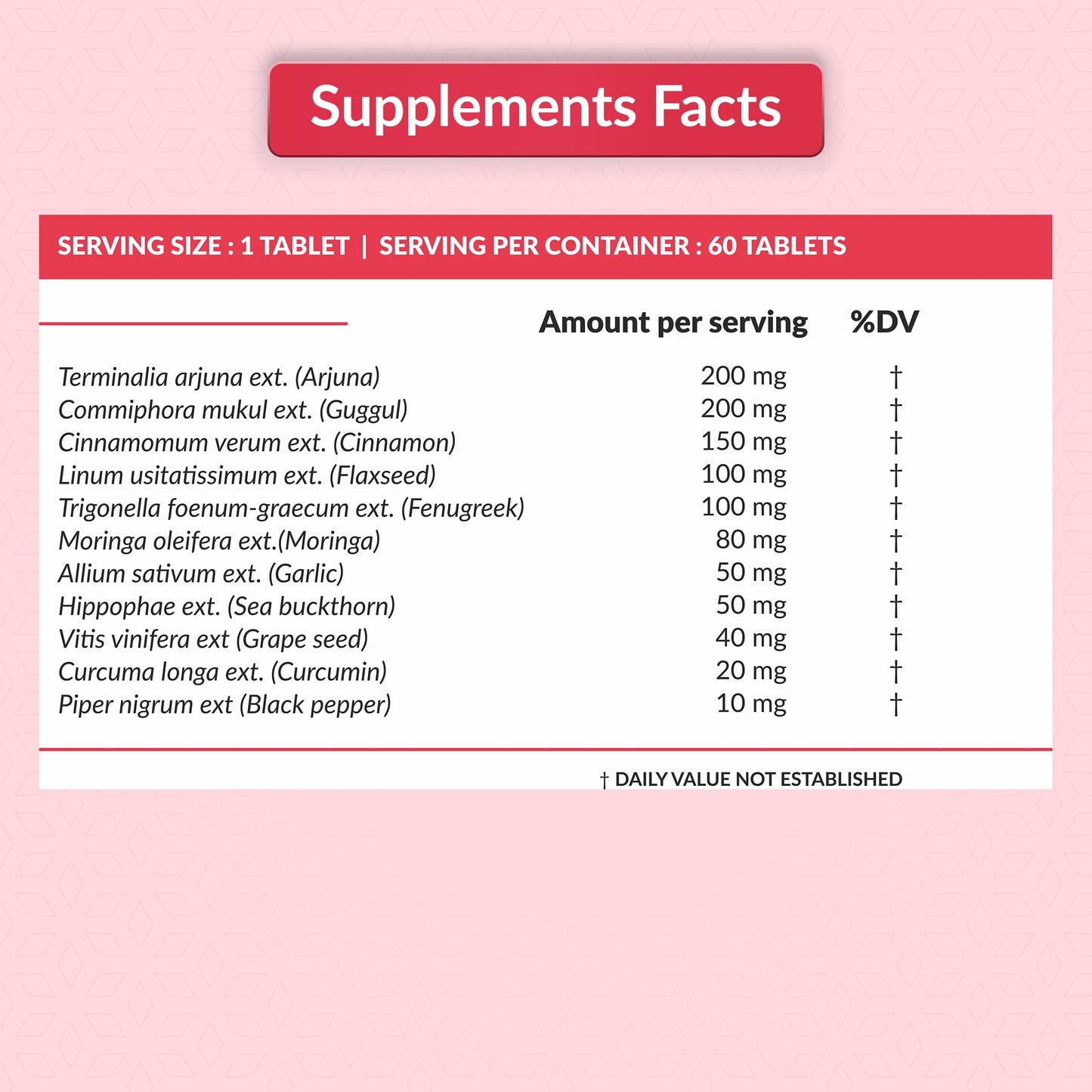 SATVAM Advanced Heart Care Premium Plant-Based Supplement for Natural Heart Support & Cardiovascular Wellness Helps Maintain Healthy Circulation & Heart Function (60 Tablets)