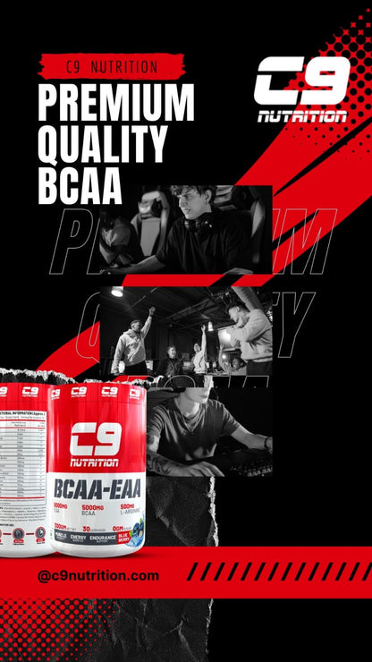 C9 Nutrition BCAA + EAA Powder | Sugar Free Powerful Intra Workout | Mu- image 5