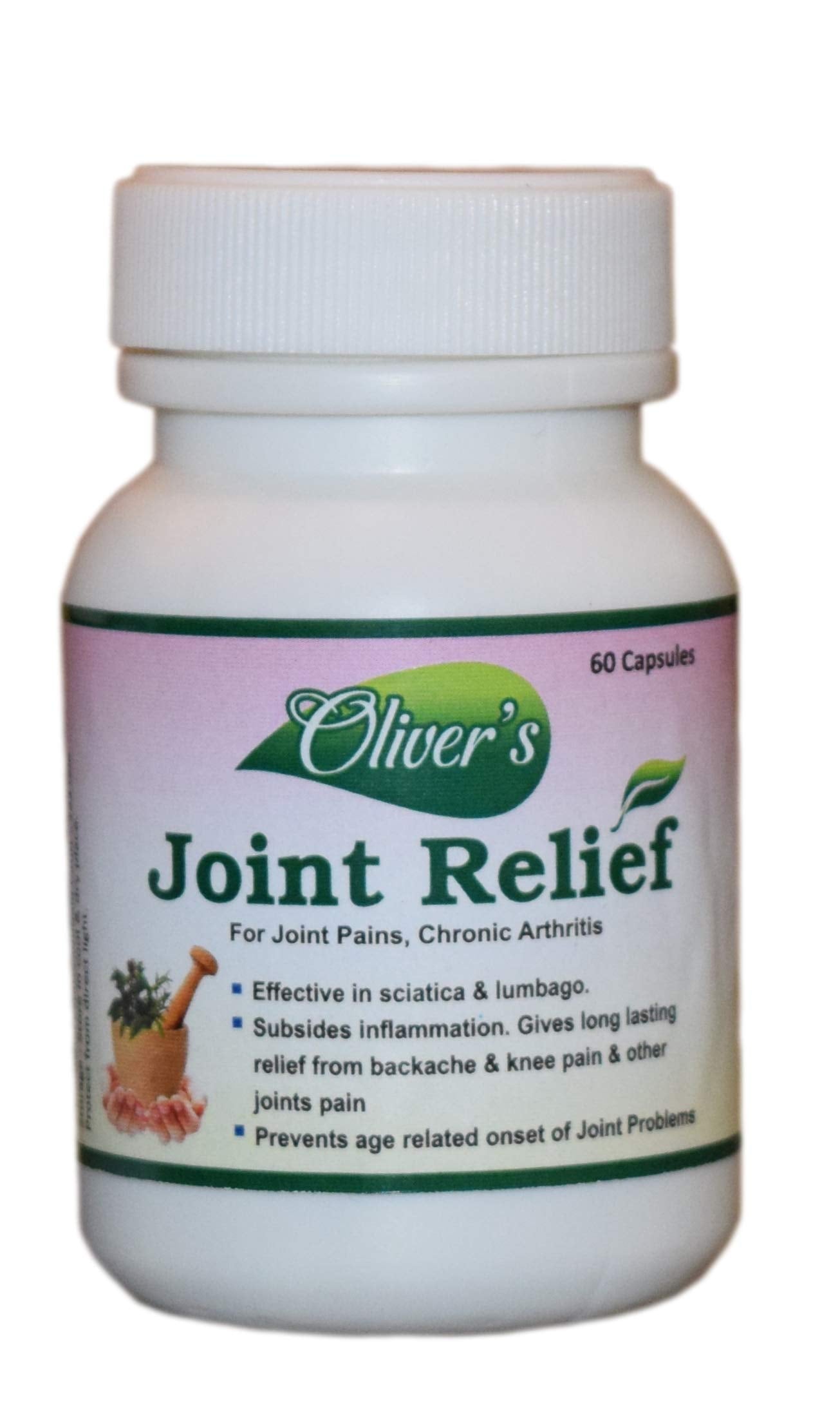 Oliver's Joint Relief - Quick relief from all sorts of joint pains. A natural product with no side effects