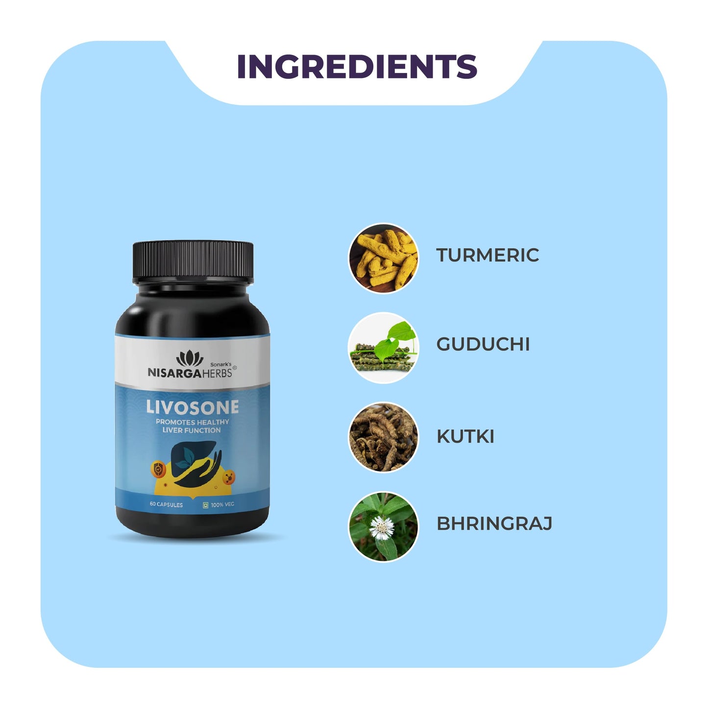 Nisarga Herbs Livosone Remove Toxins & Supports Healthy Liver Function,- image 8