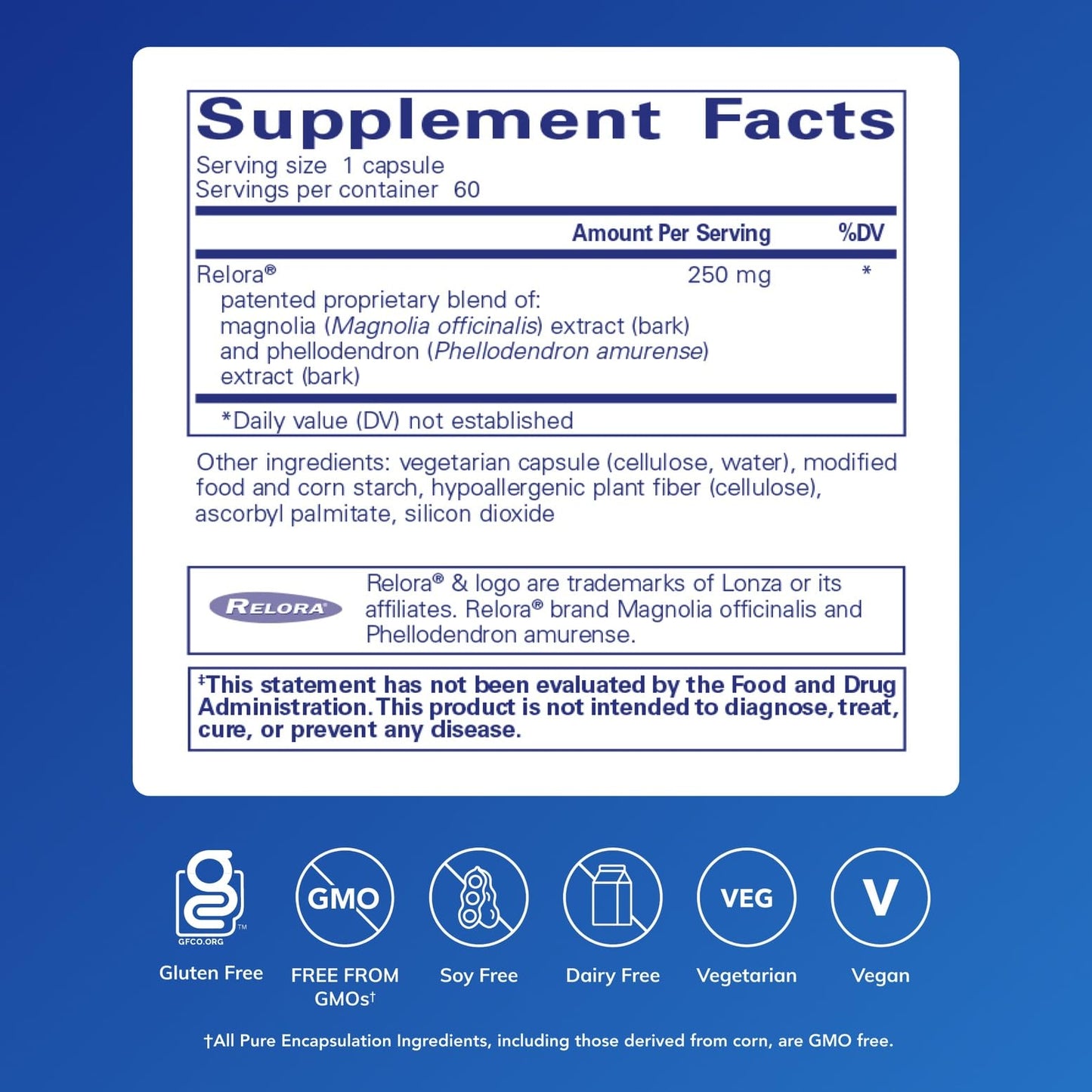 Pure Encapsulations Relora 60c