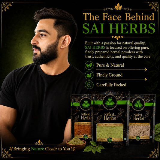 SAI HERBS Brahmi Centella Ayurvedic Powder | Mandukparni | Mandookparni | Centella Asiatica | Pure & Natural | 100g
