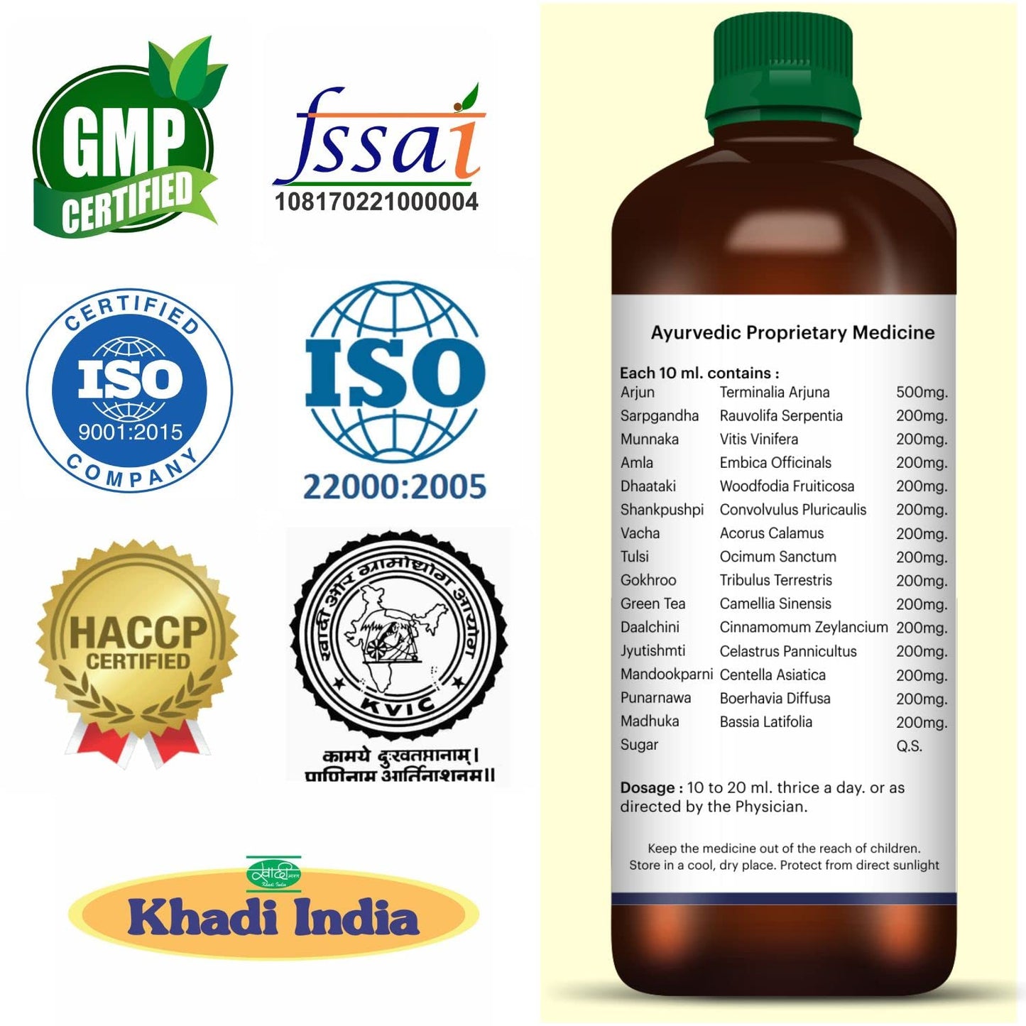 VEDIC ROOTS Ayurvedic Nari Prabha Women Health Care Syrup|PCOS PCOD & Irregular Periods Balance Tonic/Supplement|Leucorrhoea,White Discharge,Periods Pain & Body Ache Relief Medicine - 500 ML