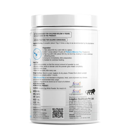 PreSure Albumen Plus Supplement with Glutamine Whey Protein Powder for Athlete, Sports Person, Gymnast, Triathlon (400 g, Mango)
