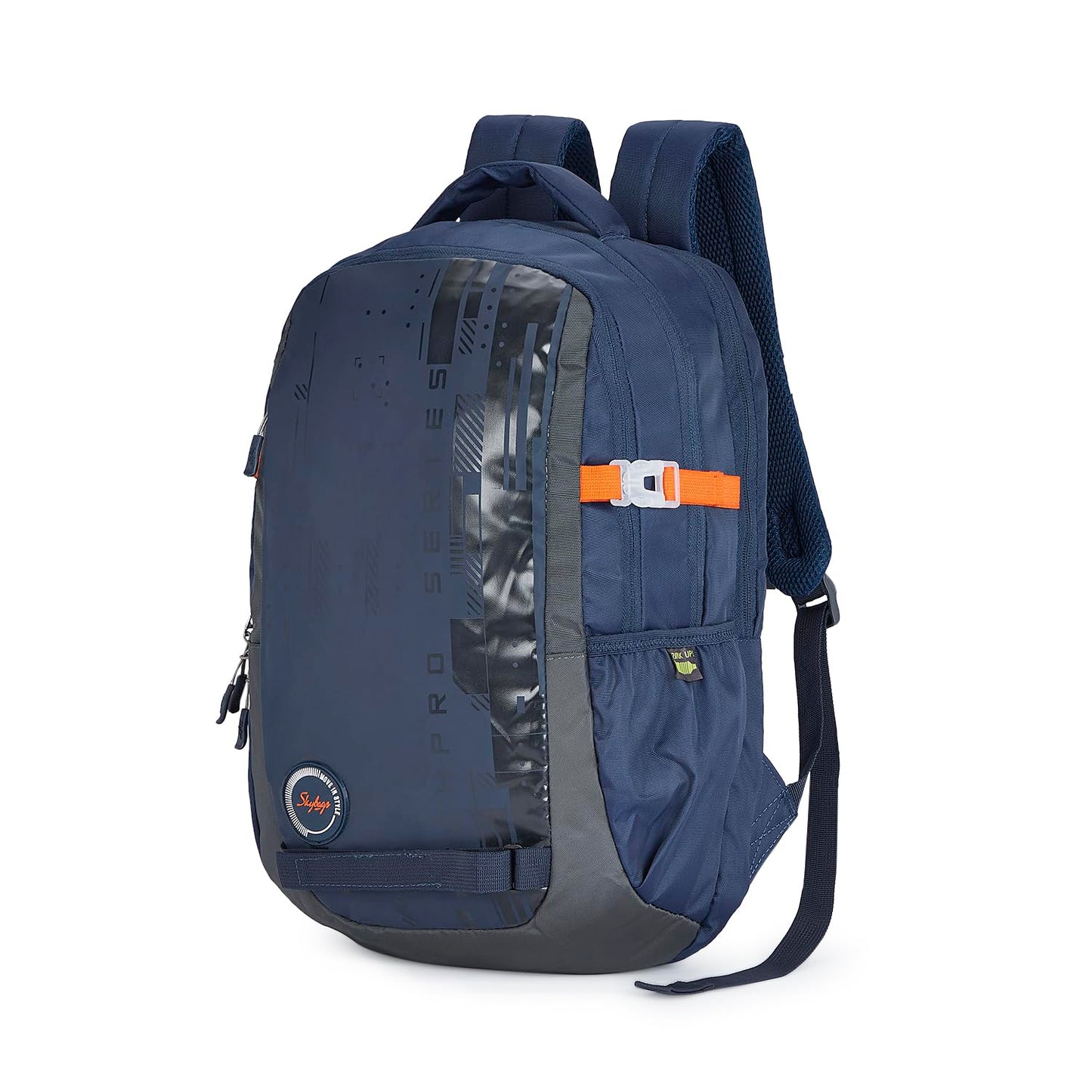 Skybags Polyester Solid Chaser 01 Laptop Backpack (H) Blue