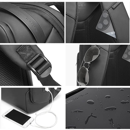 BANGE Water Resistant Polyester Unisex 15.6 inch Travel Laptop Backpack- image 2