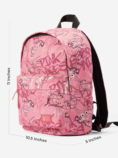 The Souled Store Official Pink Panther: Pink Vibe All Over Printed Mini Bags 2 Compartment 25 L Backpacks