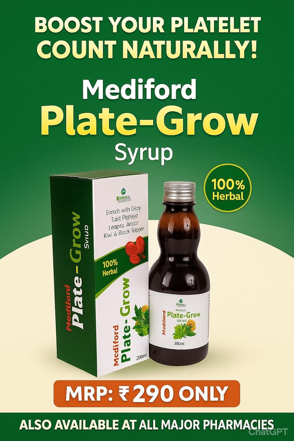 Mediford Natural Care Formula, Health Supplement, 200ml (200 ml, Mix Fruit)
